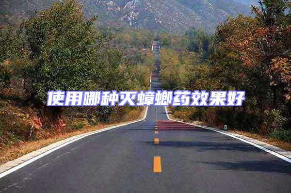 使用哪種滅蟑螂藥效果好