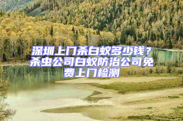 深圳上門殺白蟻多少錢？殺蟲公司白蟻防治公司免費上門檢測