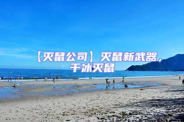 【滅鼠公司】滅鼠新武器，干冰滅鼠