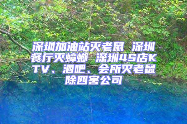 深圳加油站滅老鼠 深圳餐廳滅蟑螂 深圳4S店KTV、酒吧、會所滅老鼠除四害公司