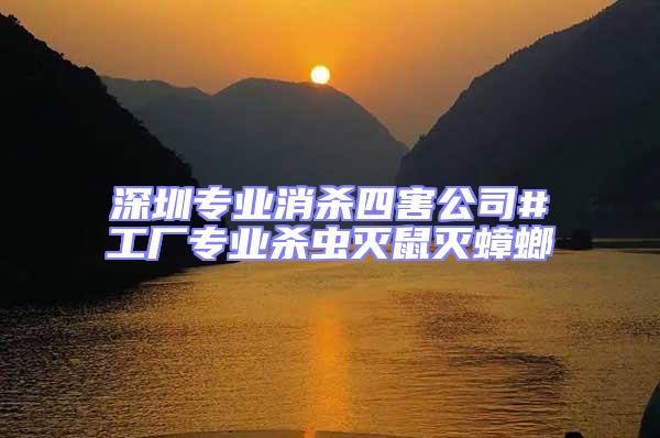 深圳專業消殺四害公司#工廠專業殺蟲滅鼠滅蟑螂
