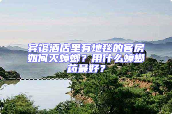 賓館酒店里有地毯的客房如何滅蟑螂？用什么蟑螂藥最好？