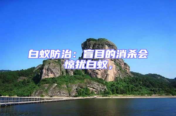 白蟻防治：盲目的消殺會驚擾白蟻，