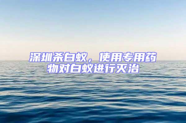 深圳殺白蟻，使用專用藥物對白蟻進行滅治