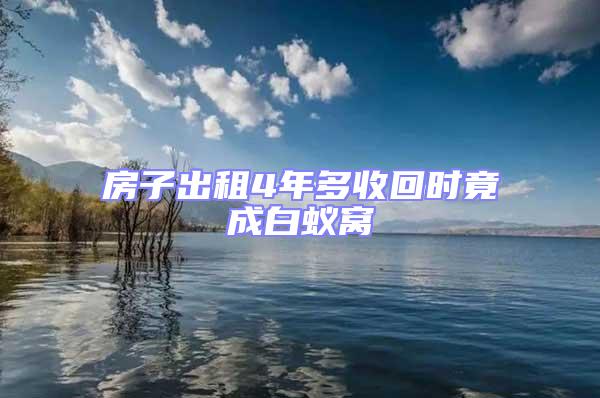 房子出租4年多收回時竟成白蟻窩