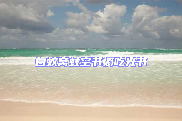 白蟻窩蛀空書櫥吃光書