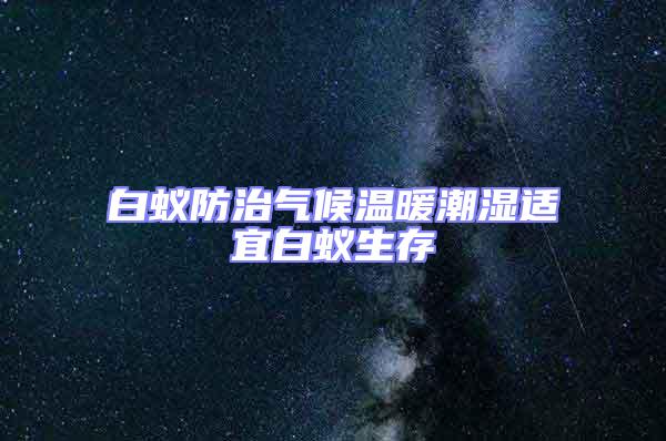 白蟻防治氣候溫暖潮濕適宜白蟻生存