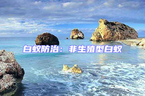 白蟻防治：非生殖型白蟻