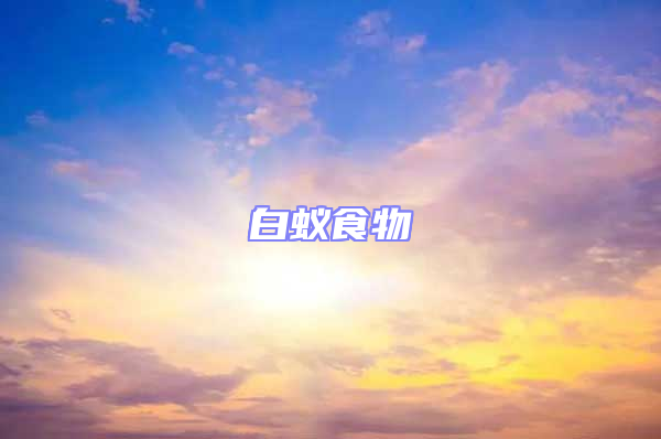 白蟻食物